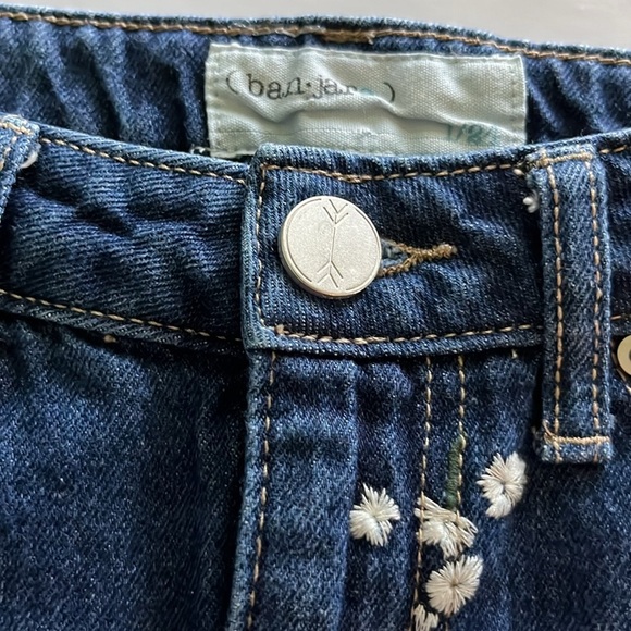 Ban Jara Embroidered Daisies Cut Off High Rise Shorts Size 1/24 - Picture 15 of 16